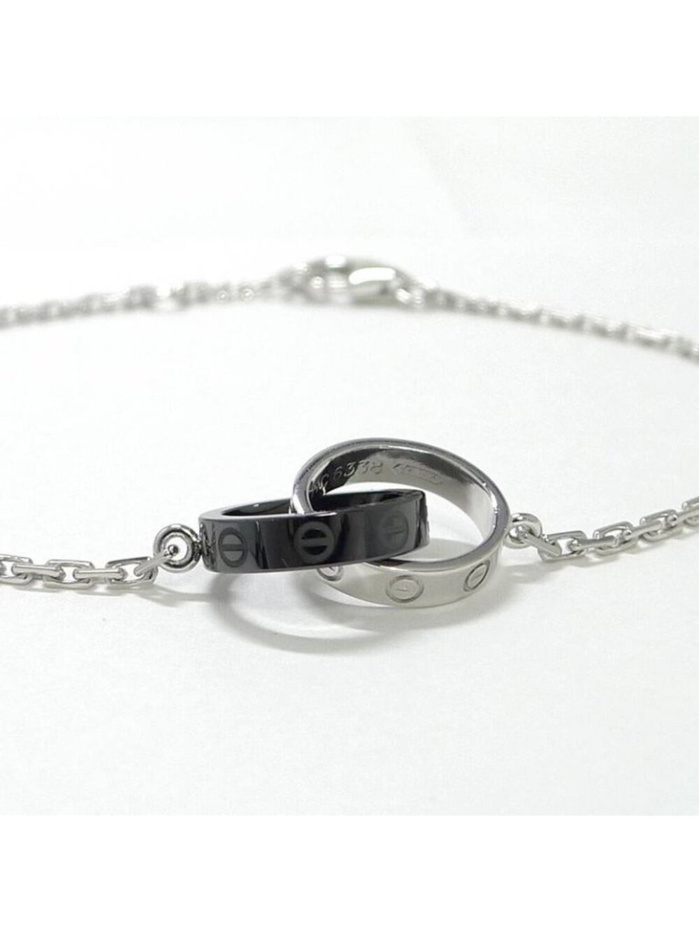 Cartier Baby Love Bracelet 18K White Gold Ceramic